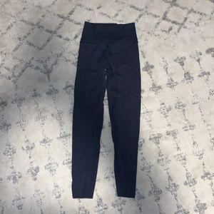 Aerie offline leggings in navy blue